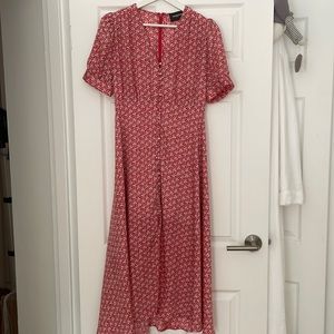 The Kooples Printed Midi Dress.